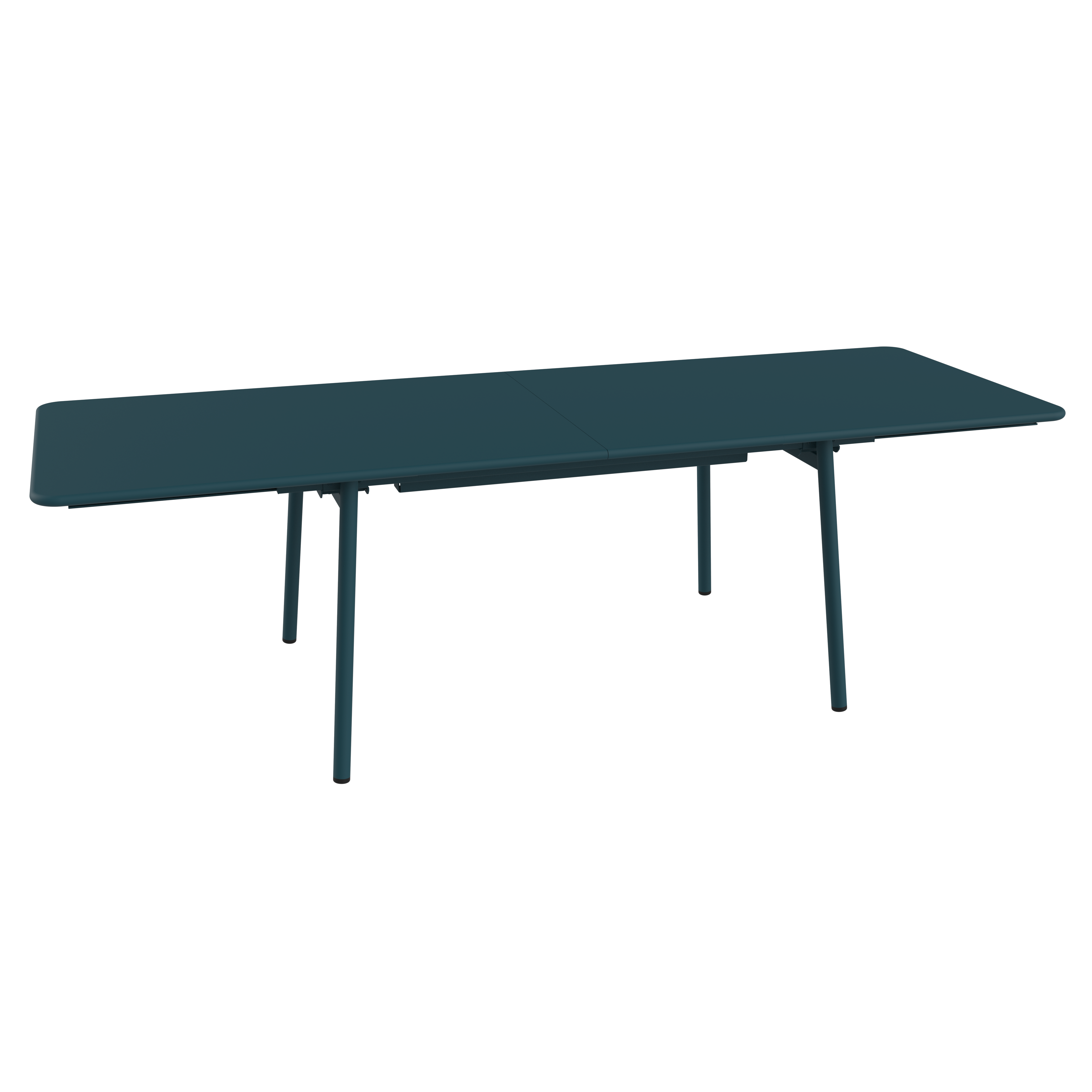 Fermob - Table de jardin rectangulaire extensible acier bleu acapulco 10 personnes Monceau Fermob