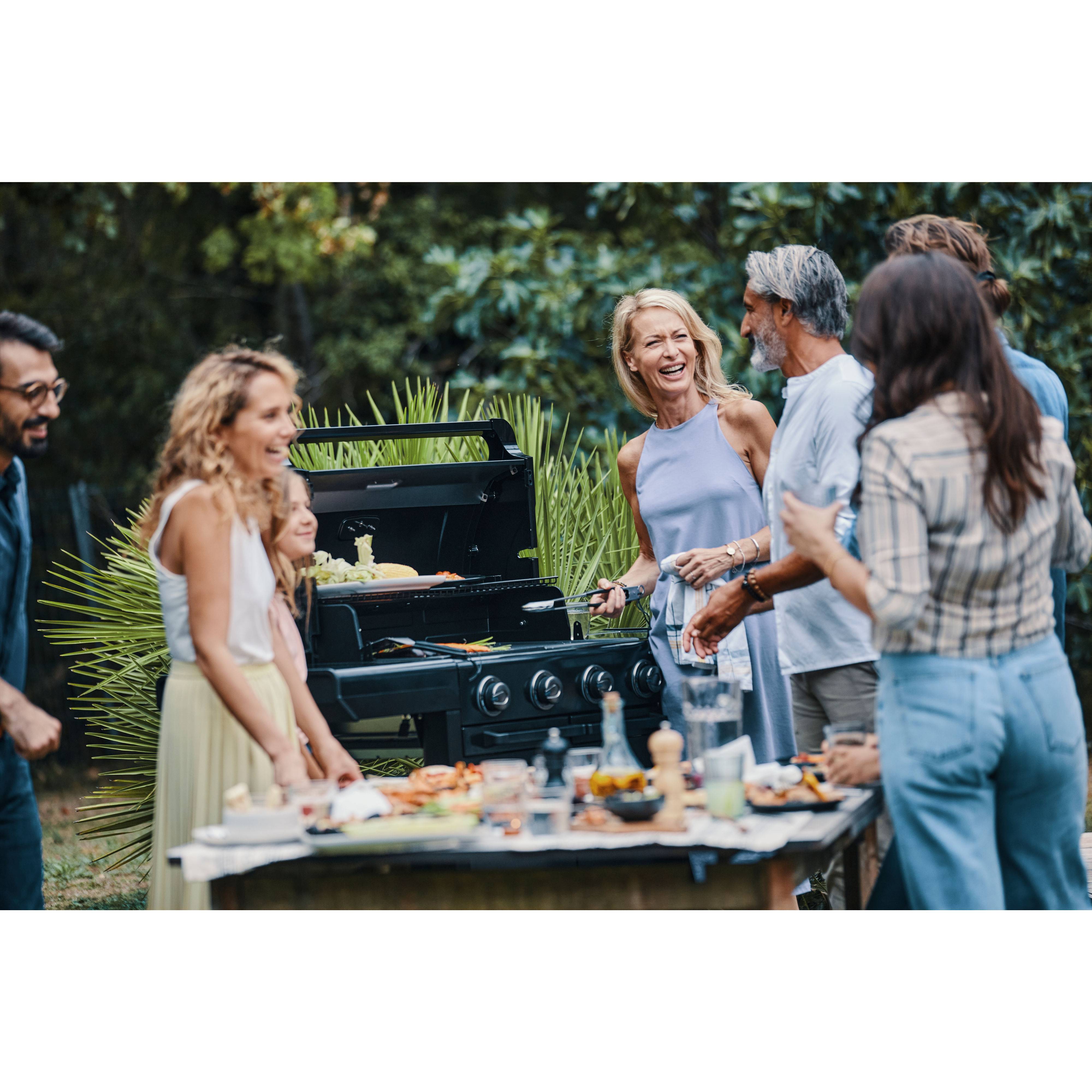 Campingaz - Barbecue à Gaz Premium Acier 4 Brûleur Inox Noir L 157 x P 69 x H 119 cm - CAMPINGAZ - Imagen 6