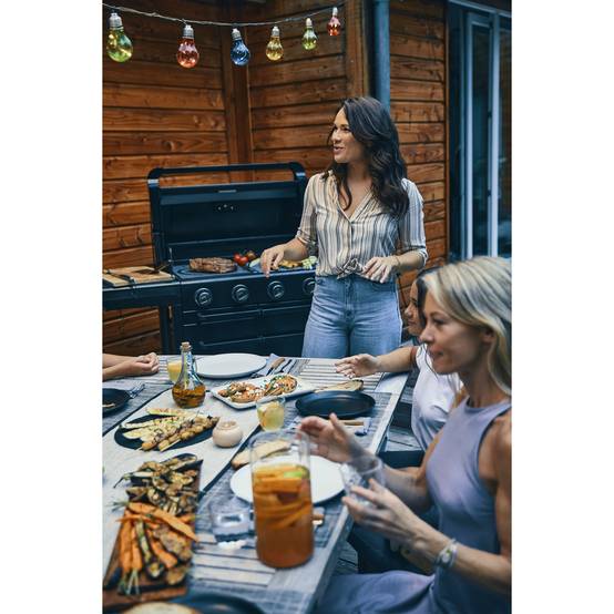 Campingaz - Barbecue à Gaz Premium Acier 4 Brûleur Inox Noir L 157 x P 69 x H 119 cm - CAMPINGAZ - Image 12