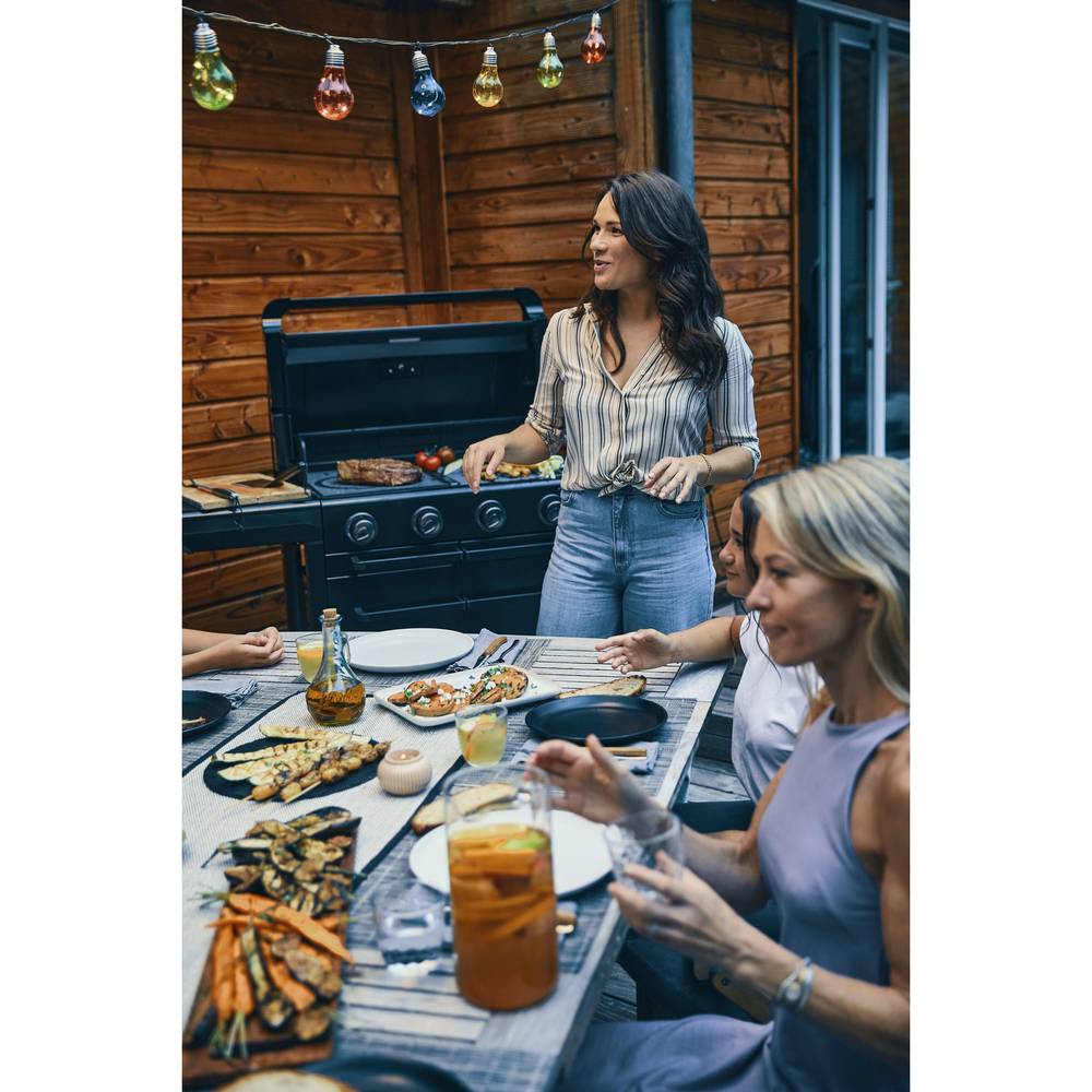 Campingaz - Barbecue à Gaz Premium Acier 4 Brûleur Inox Noir L 157 x P 69 x H 119 cm - CAMPINGAZ - Imagen 12