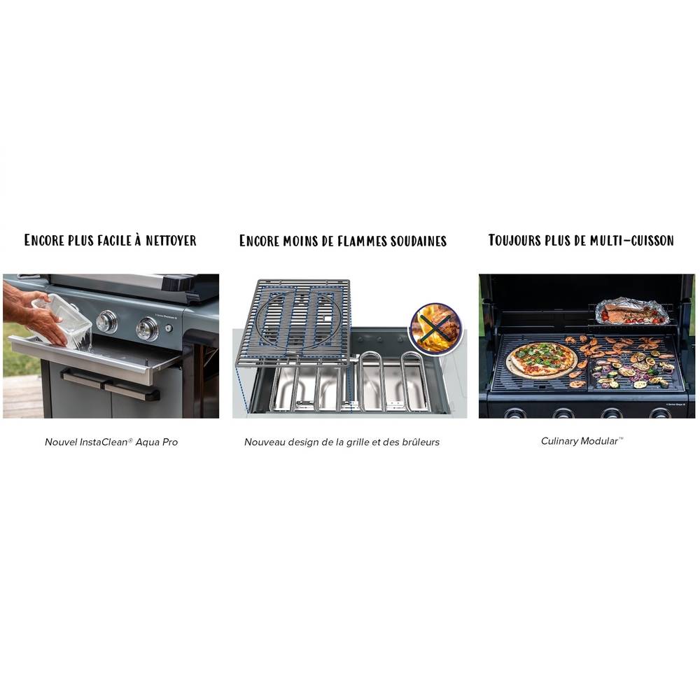 Campingaz - Barbecue à Gaz Premium Acier 4 Brûleur Inox Noir L 157 x P 69 x H 119 cm - CAMPINGAZ - Imagen 17