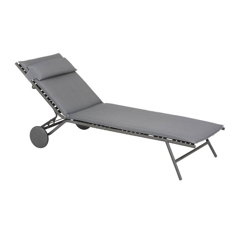 Lafuma-Mobilier - Bain de soleil acier Be Comfort silver Miami II Lafuma Mobilier - Image 2