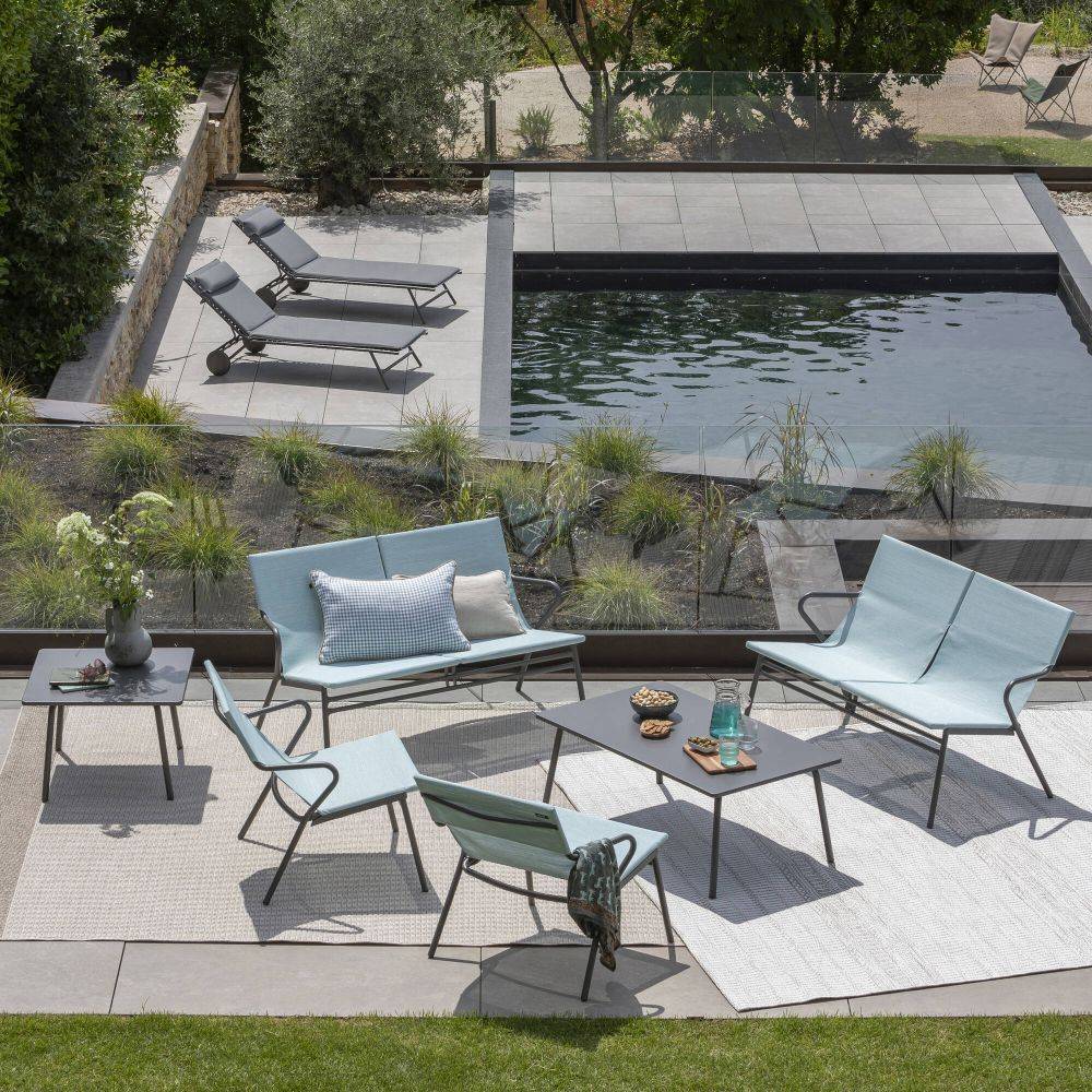 Lafuma-Mobilier - Bain de soleil acier Be Comfort silver Miami II Lafuma Mobilier - Image 3