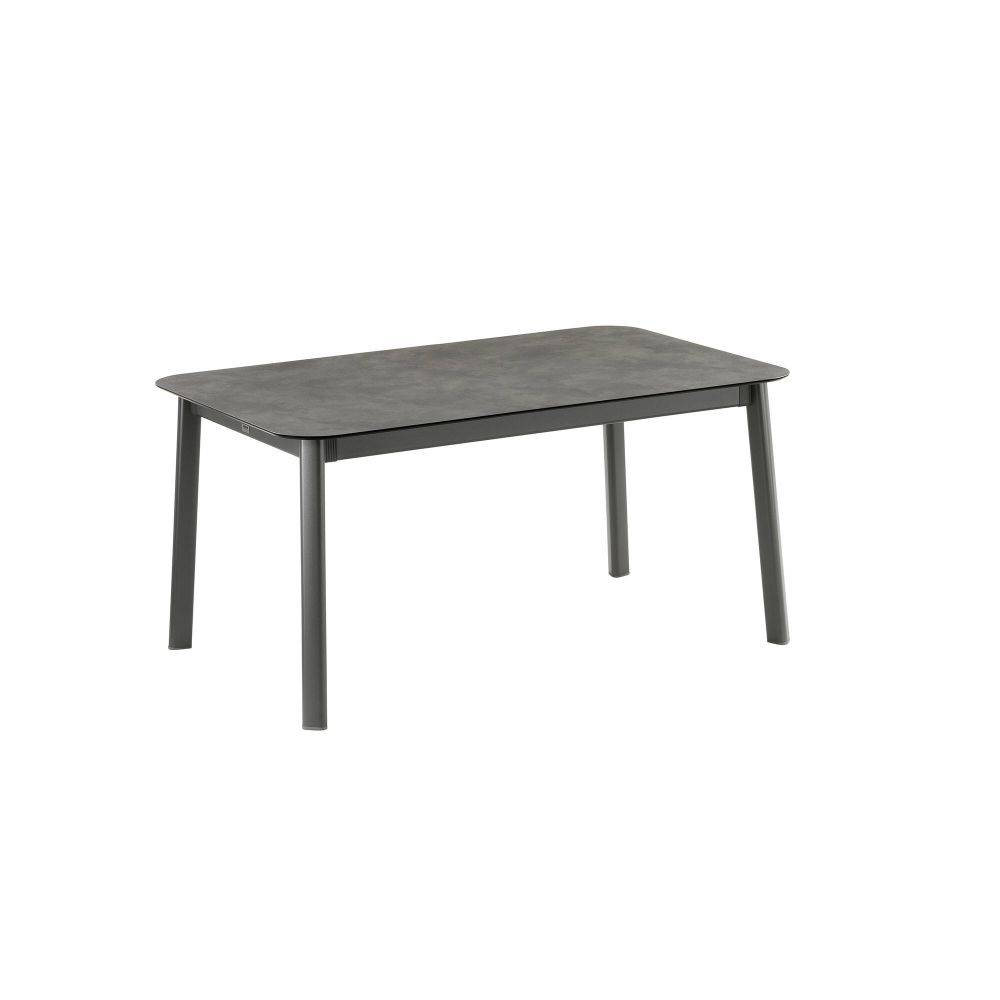 Lafuma-Mobilier - Table de jardin rectangulaire HPL fusain 6 personnes Oron Lafuma Mobilier