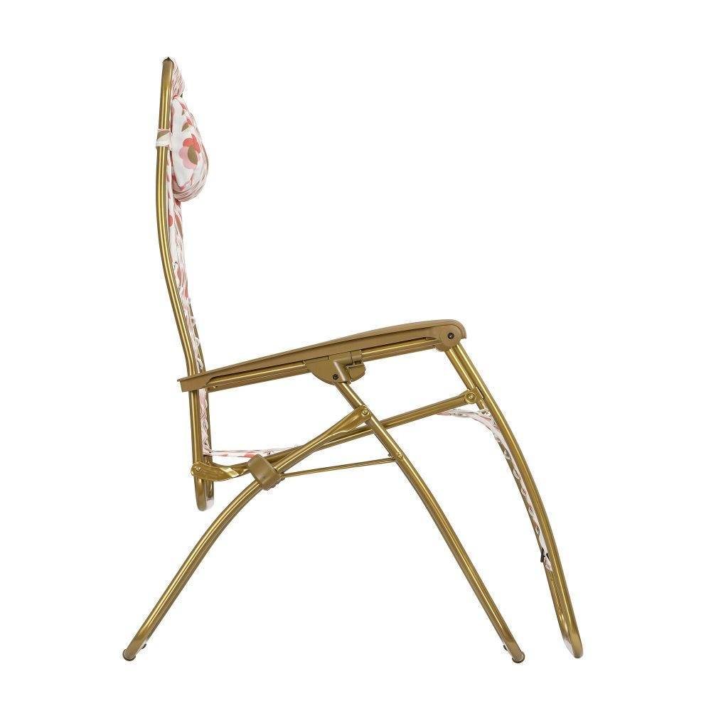 Lafuma-Mobilier - Fauteuil relax jardin Airlon orange retro Ø20 mm L.67 cm H.115 cm P.87 cm RSXA - Lafuma - Imagen 7
