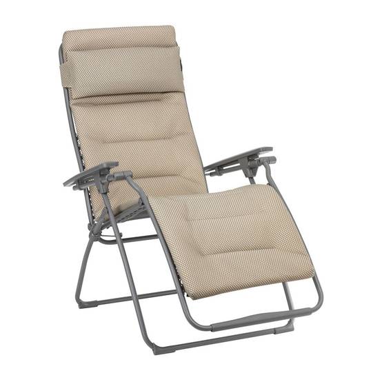 Lafuma-Mobilier - Fauteuil de jardin acier moka Futura Be Comfort Lafuma Mobilier - Image 3