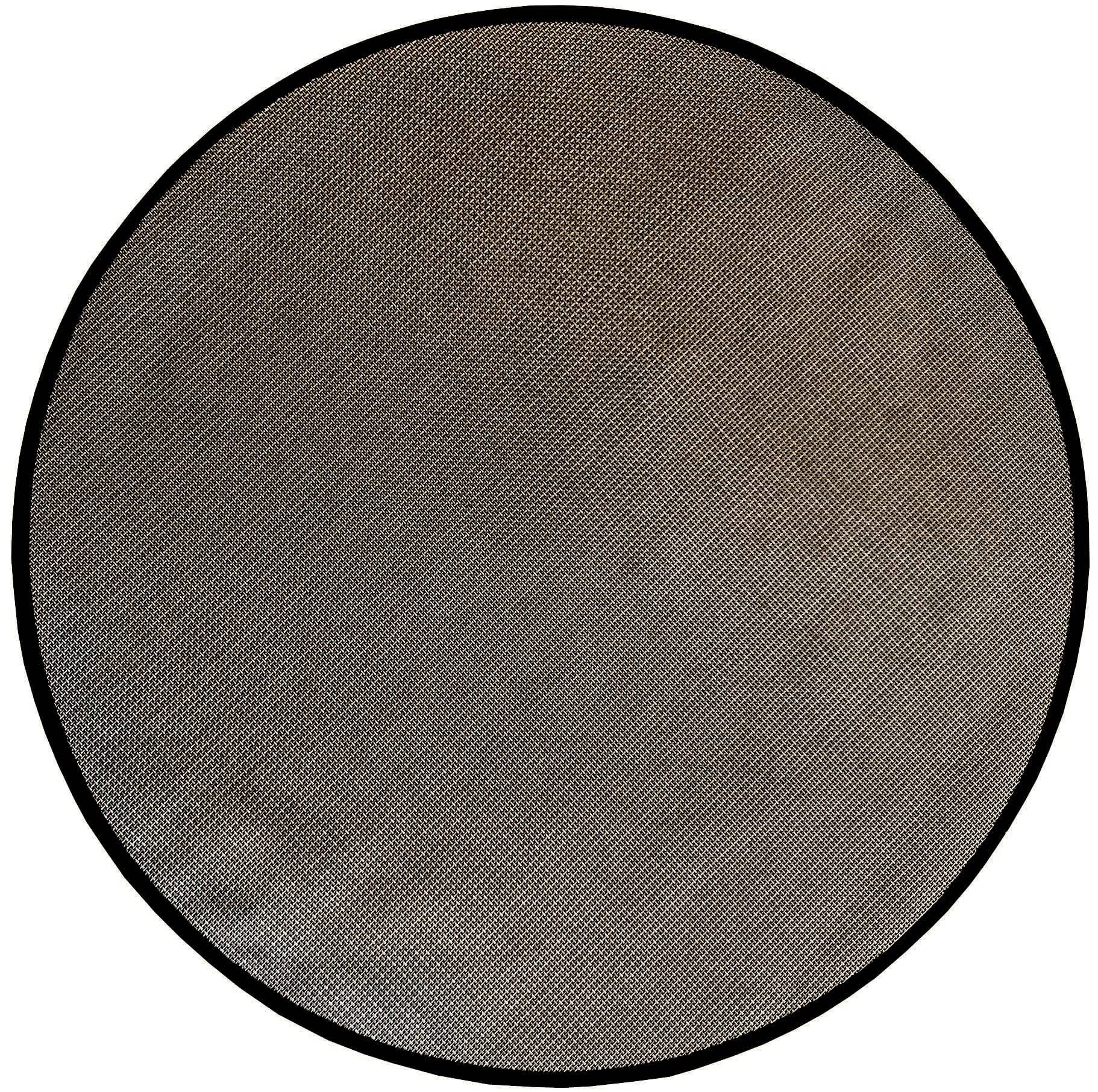 Ecloz - Tapis barbecue rond noir Ø 110 cm - ECLOZ