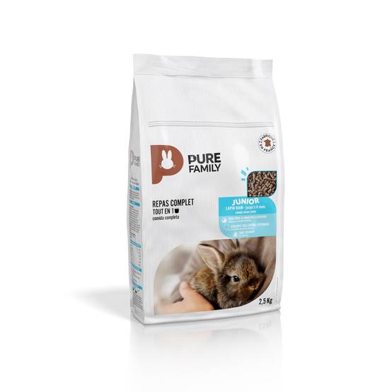 Pure Family - Aliment complet Lapin Nain Junior 2,5 kg - PURE FAMILY - Image 1
