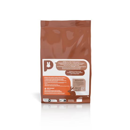 Pure Family - Mélange Complet Lapin Nain 7 Kg - PURE FAMILY - Image 2