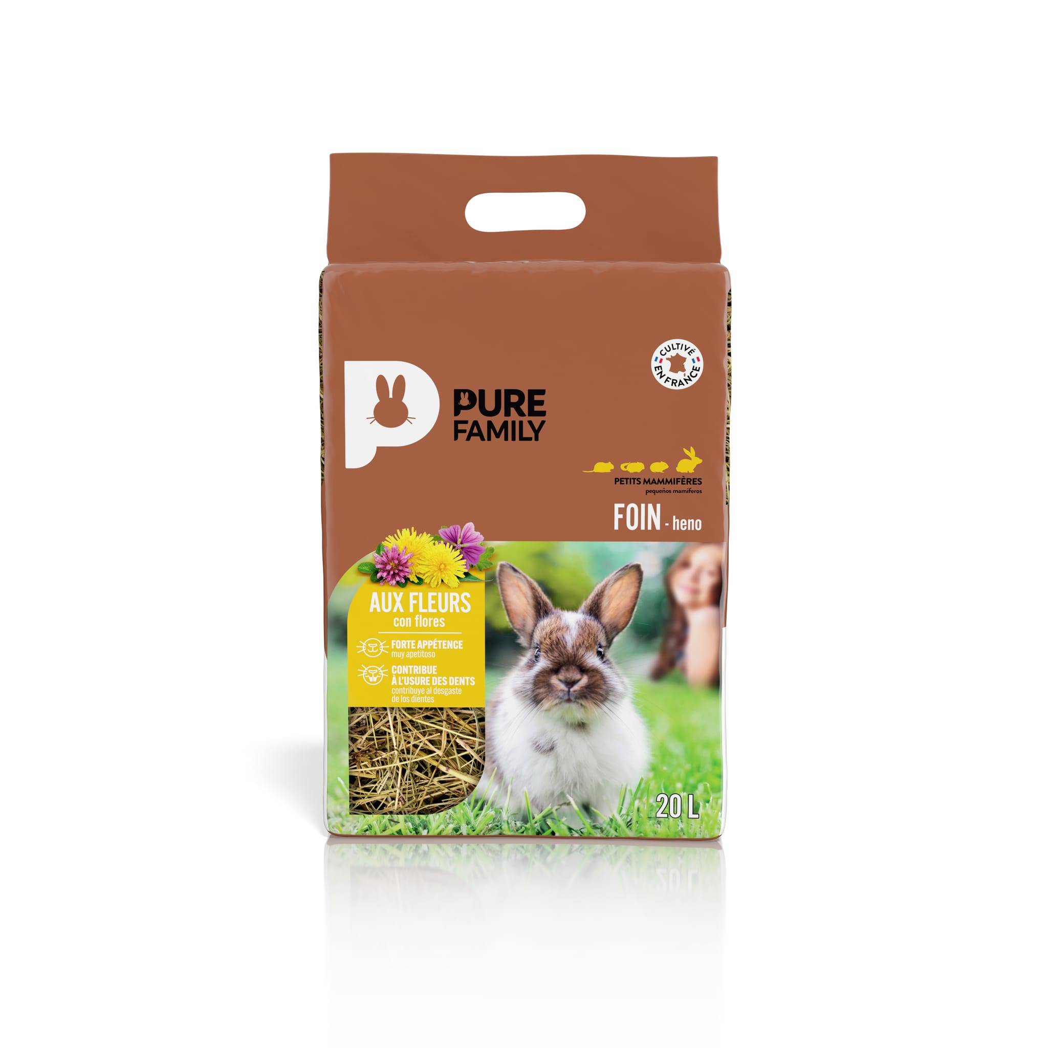 Pure Family - Foin aux fleurs 20 L PURE FAMILY
