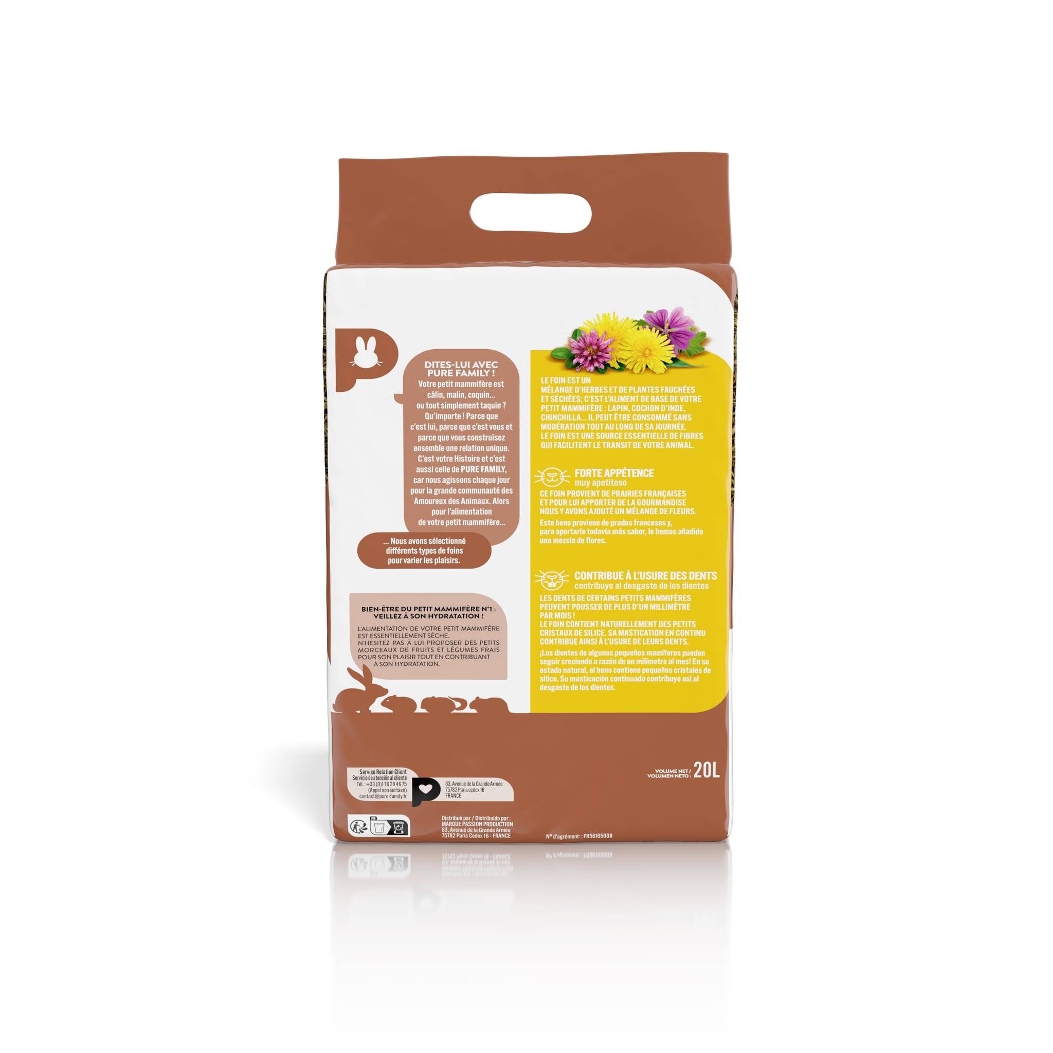 Pure Family - Heno con flores 20 L PURE FAMILY - Imagen 2
