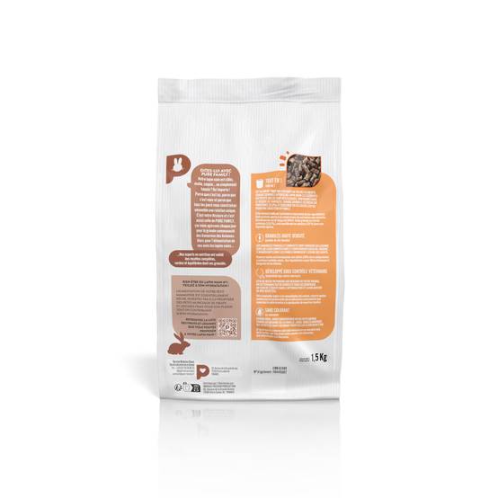 Pure Family - Aliment Complet Granulés Haute Densité Lapin Nain Usure Des Dents 1,5 Kg - PURE FAMILY - Image 6