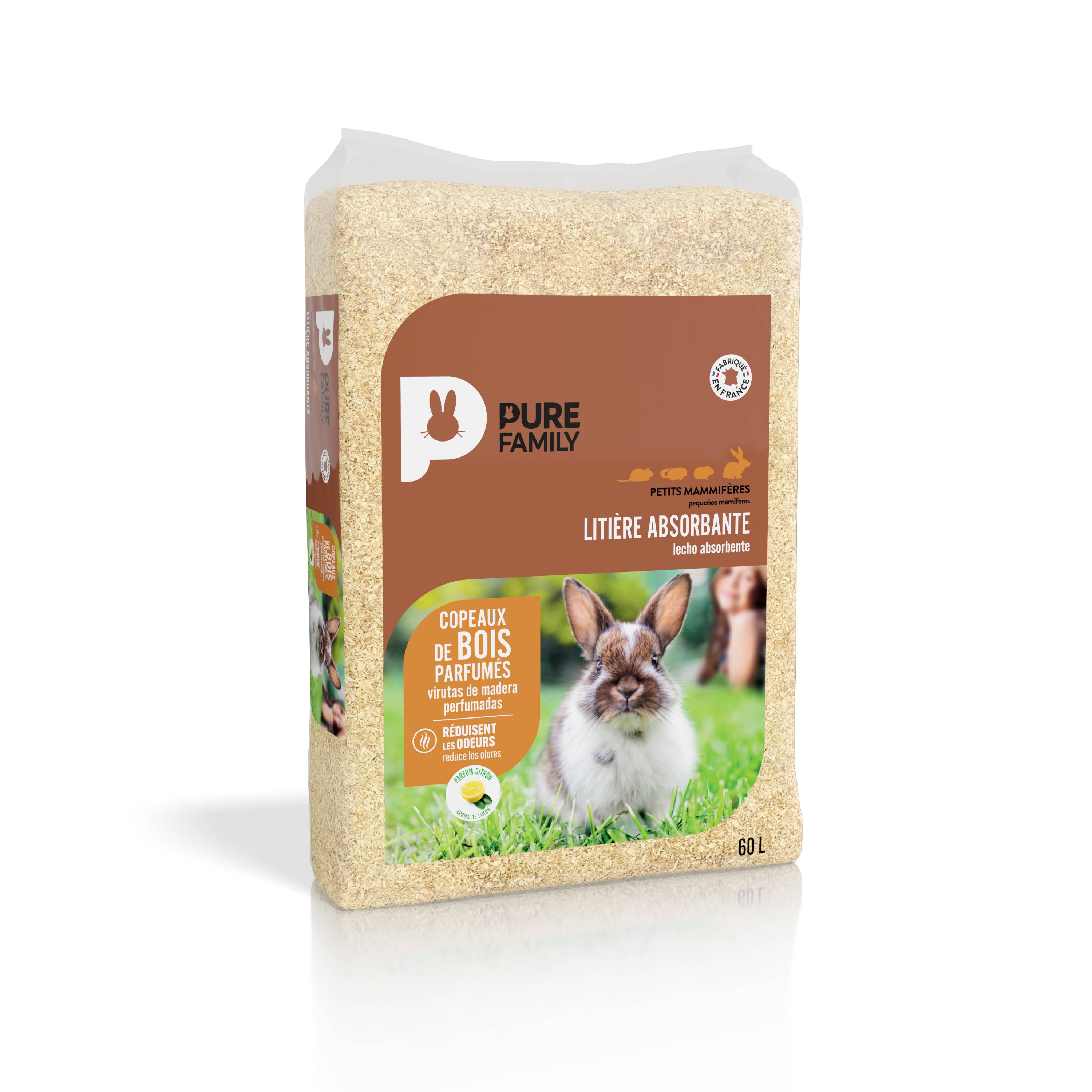 Pure Family - Copeaux de bois parfumé PM 60 L - PURE FAMILY - Imagen 3