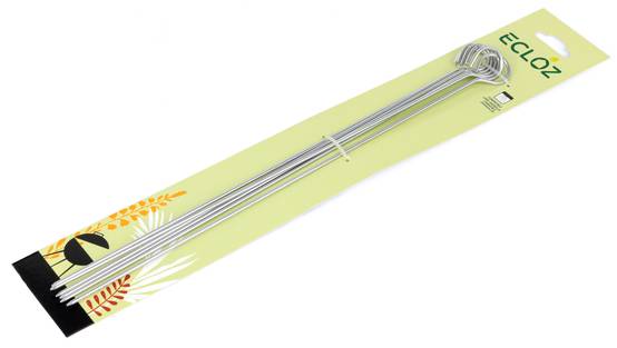 Ecloz - Brochettes Accessoire Barbecue Inox 32 cm Lot de 6 – ECLOZ - Image 1