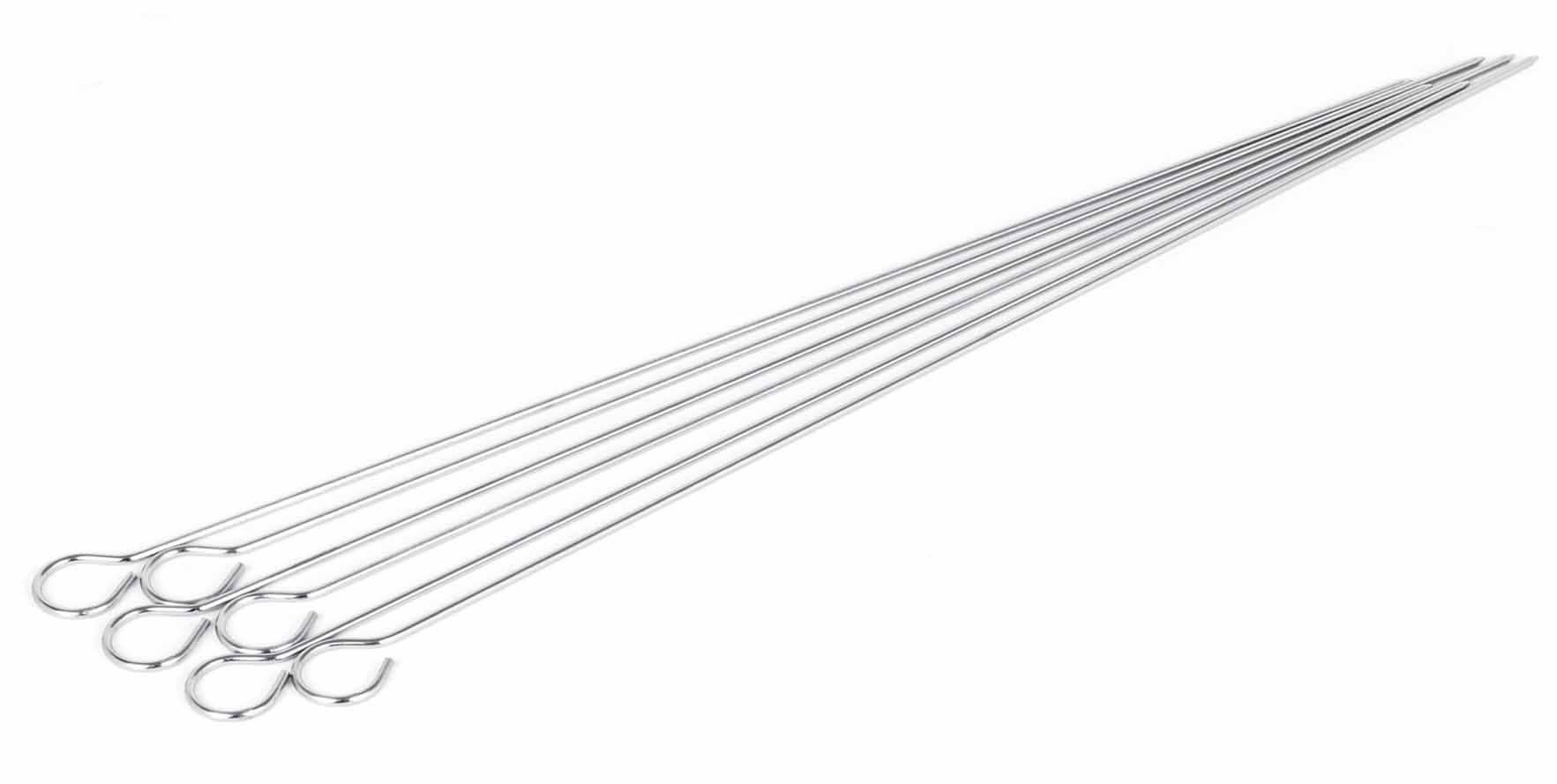 Ecloz - Brochettes Accessoire Barbecue Inox 32 cm Lot de 6 – ECLOZ - Imagen 2