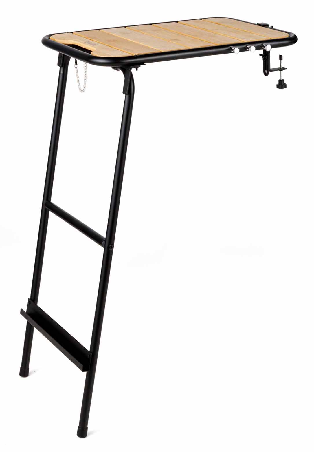 Ecloz - Estante auxiliar barbacoa universal madera metal ECLOZ