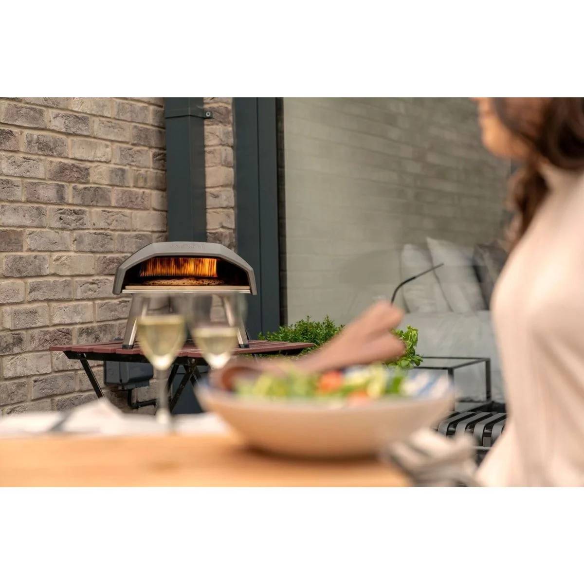 Four à pizza gaz Acier Noir L 38 cm H 29 cm P 62 cm Koda - OONI - Imagen 5