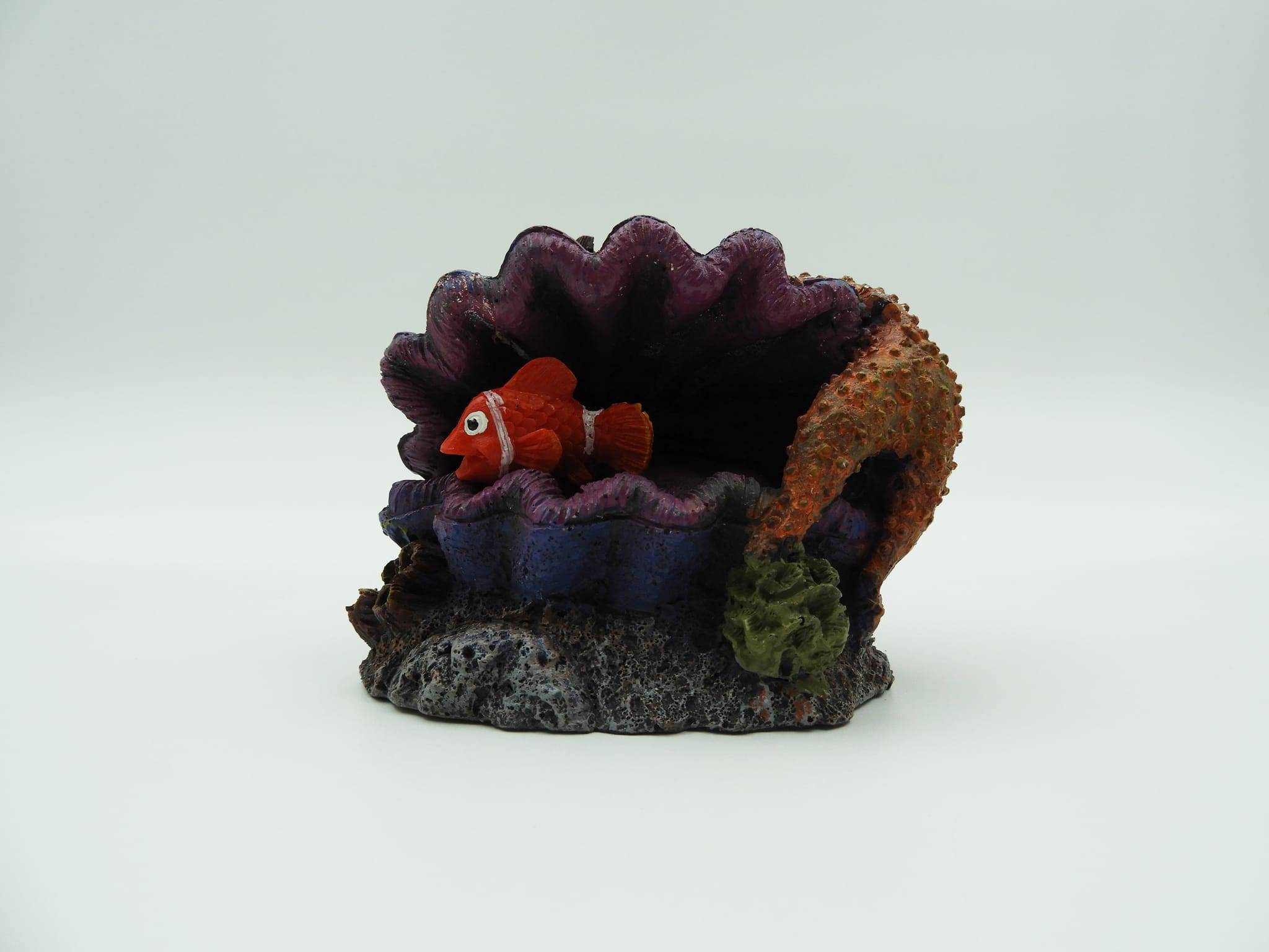 Tyrol - TYROL - Refuge bénitier poisson clown l.12 x H.9,5 x P.8,5 cm
