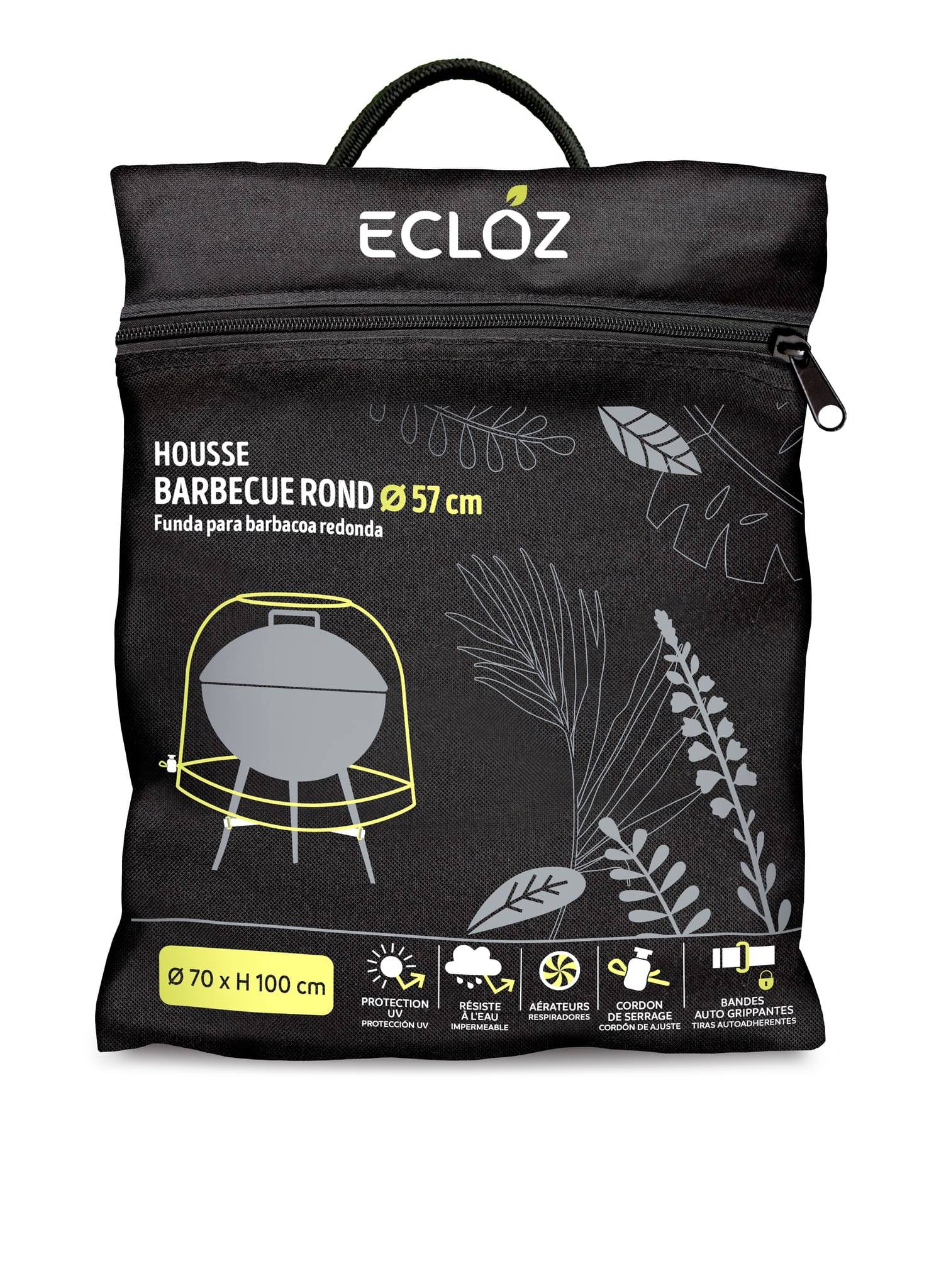 Ecloz - Housse BBQ ronde Ø 57 cm - ECLOZ