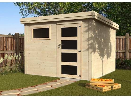 Decor et Jardin - Abri de Jardin bois toit plat 9m² Paco Décor et Jardin - Image 8