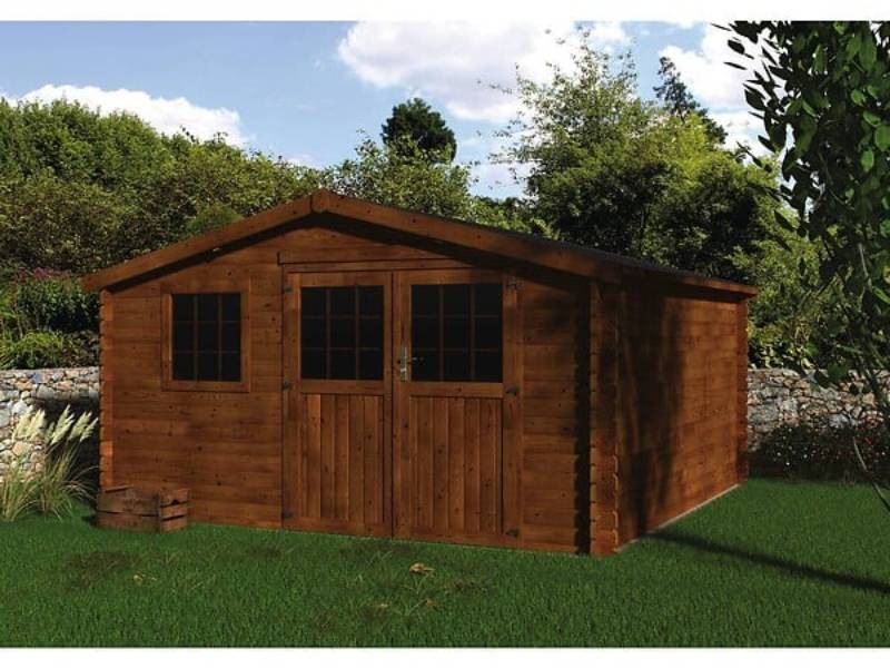 Decor et Jardin - Abri de Jardin Bois 15,85m² Ep.34mm - VALLAURIS - Image 1