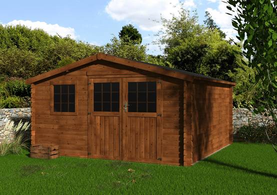Decor et Jardin - Abri de Jardin Bois 15,85m² Ep.34mm - VALLAURIS - Image 5