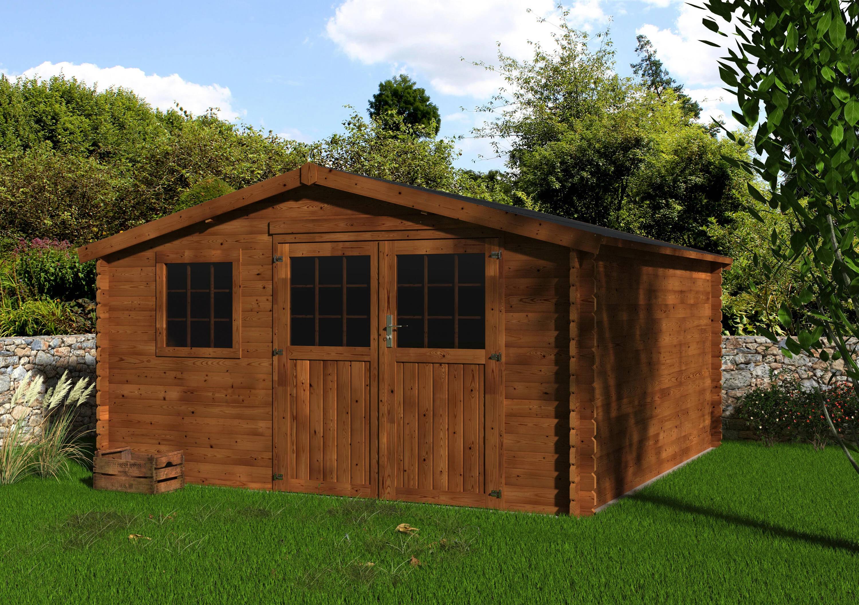 Decor et Jardin - Abri de Jardin Bois 15,85m² Ep.34mm - VALLAURIS - Image 5