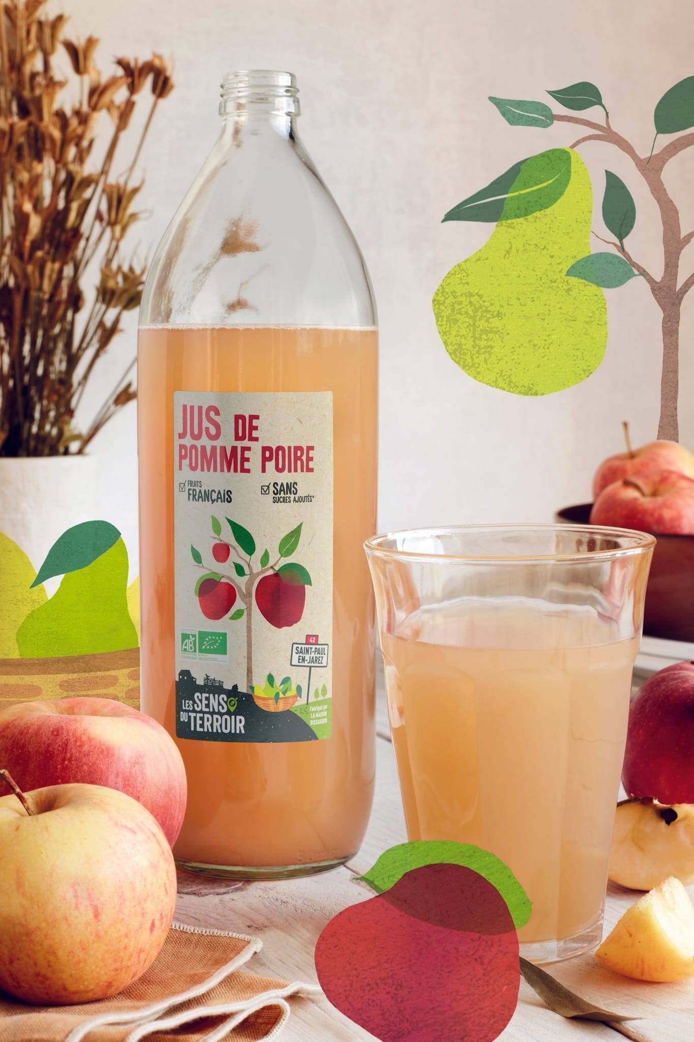 Les Sens du Terroir - Jus de poire BIO 1 L - Les Sens du Terroir - Imagen 2