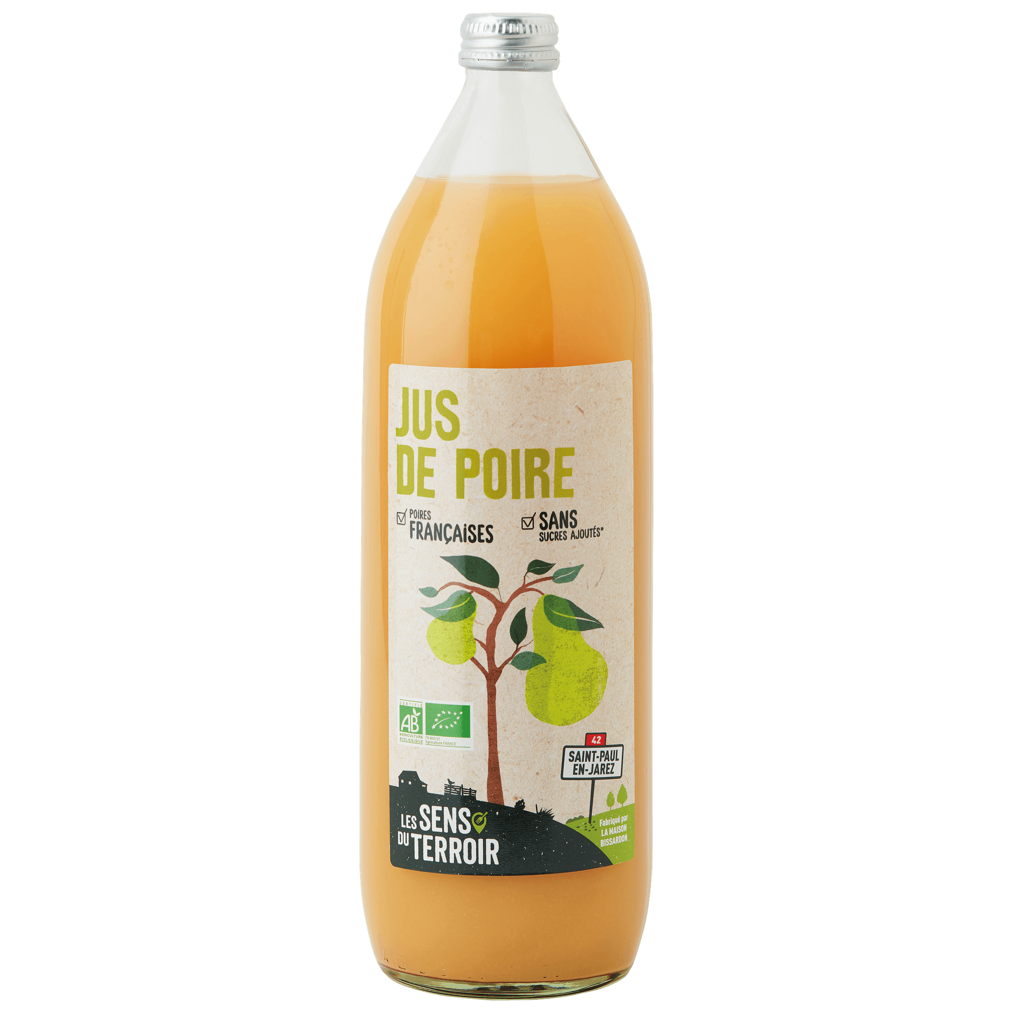 Les Sens du Terroir - Jus de poire BIO 1 L - Les Sens du Terroir - Imagen 1