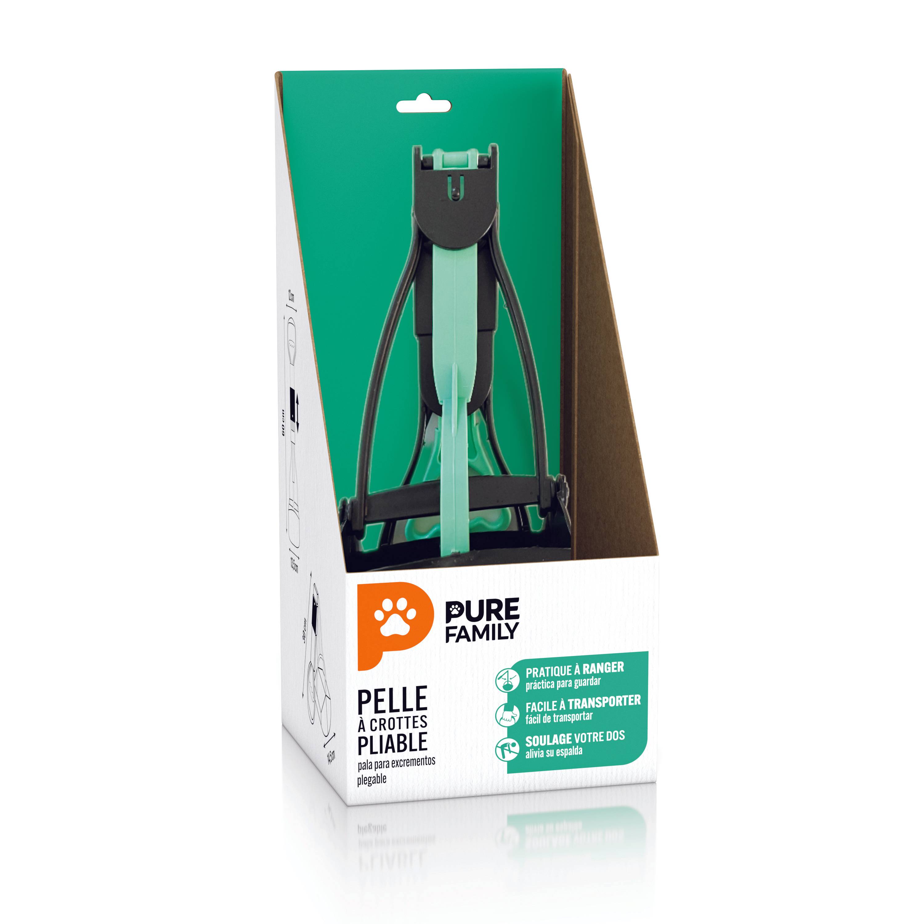 Pure Family - Pala para excrementos plegable - PURE FAMILY - Imagen 3