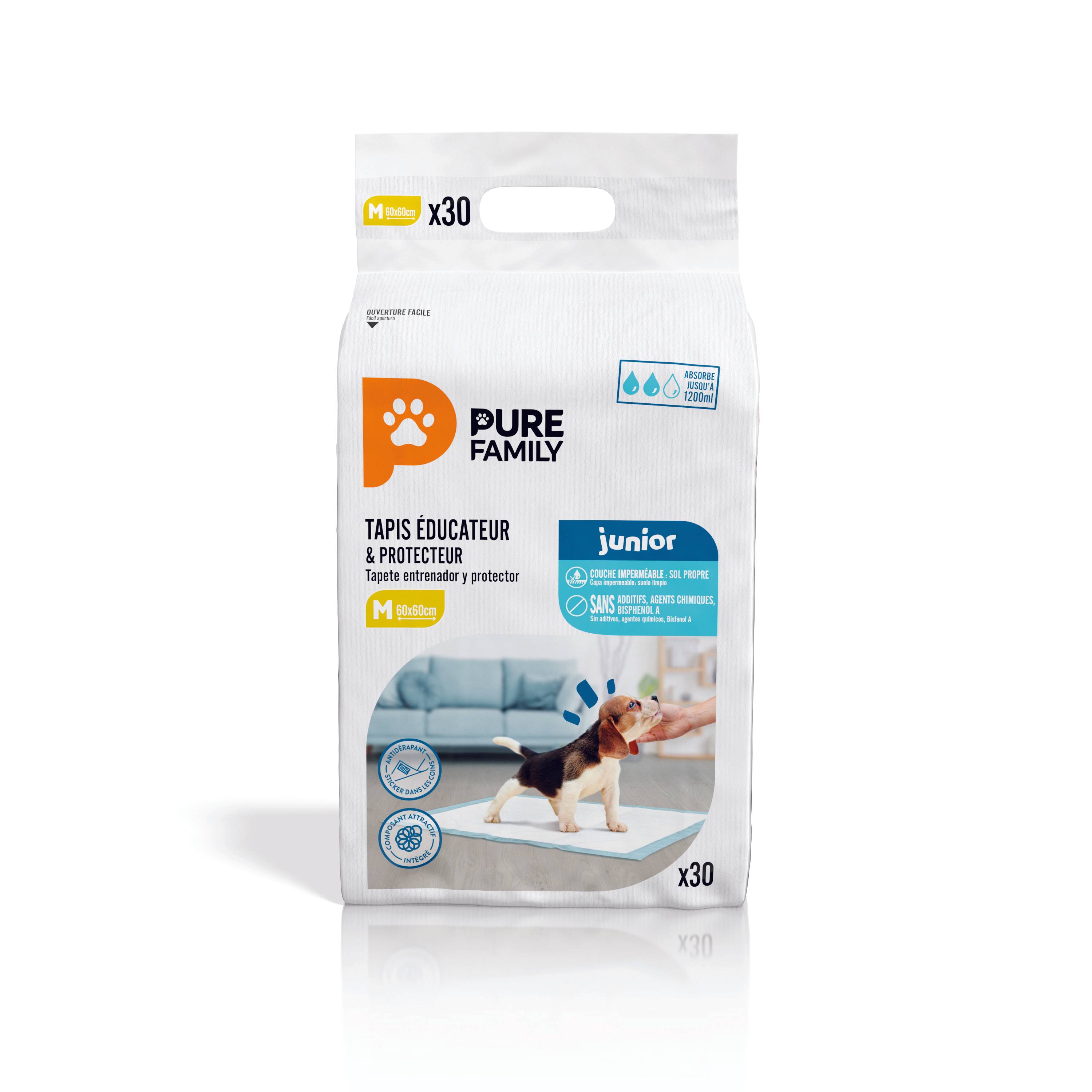 Pure Family - Tapis Educateur et Protecteur Taille M x 30 - Pure Family - Imagen 2