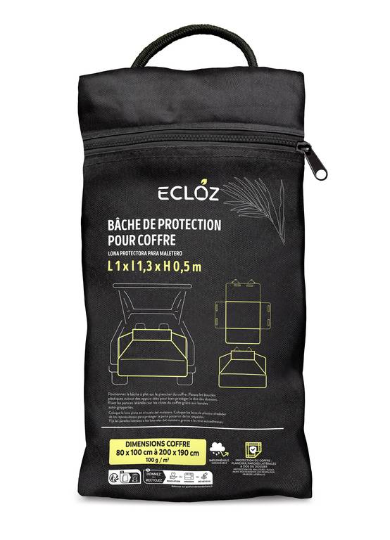 Ecloz - Bâche de coffre polyester 1 x 1,3 x 0,9 m - Ecloz - Image 1