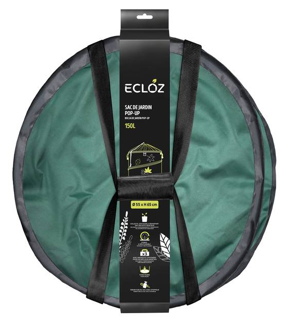 Ecloz - Sac de jardin pop-up 150 L, Ø 55 x H 65 cm - ECLOZ - Image 10