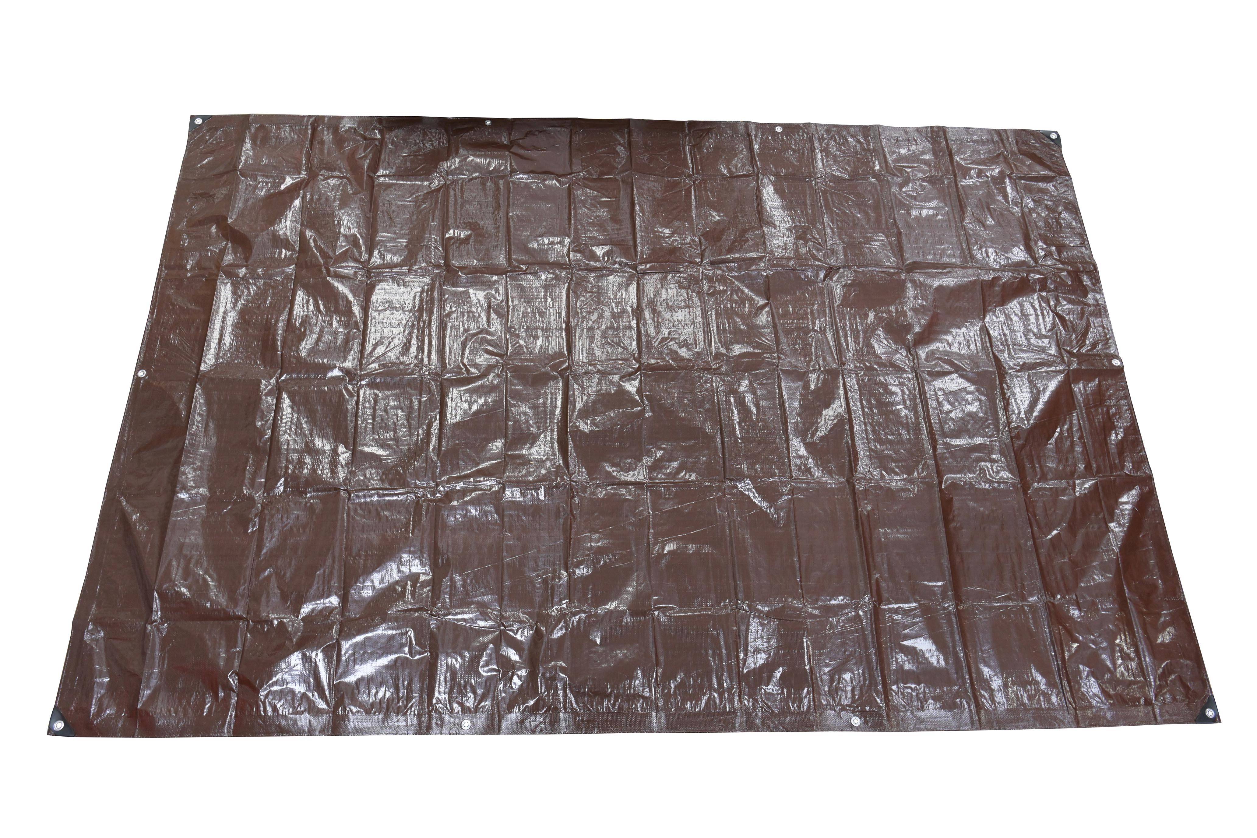 Ecloz - Bâche extérieure polyester Marron 2 x 3 m - Ecloz - Image 3