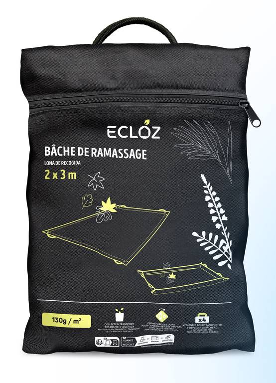 Ecloz - Bâche de ramassage plastique vert 2x3 m - ECLOZ - Image 3