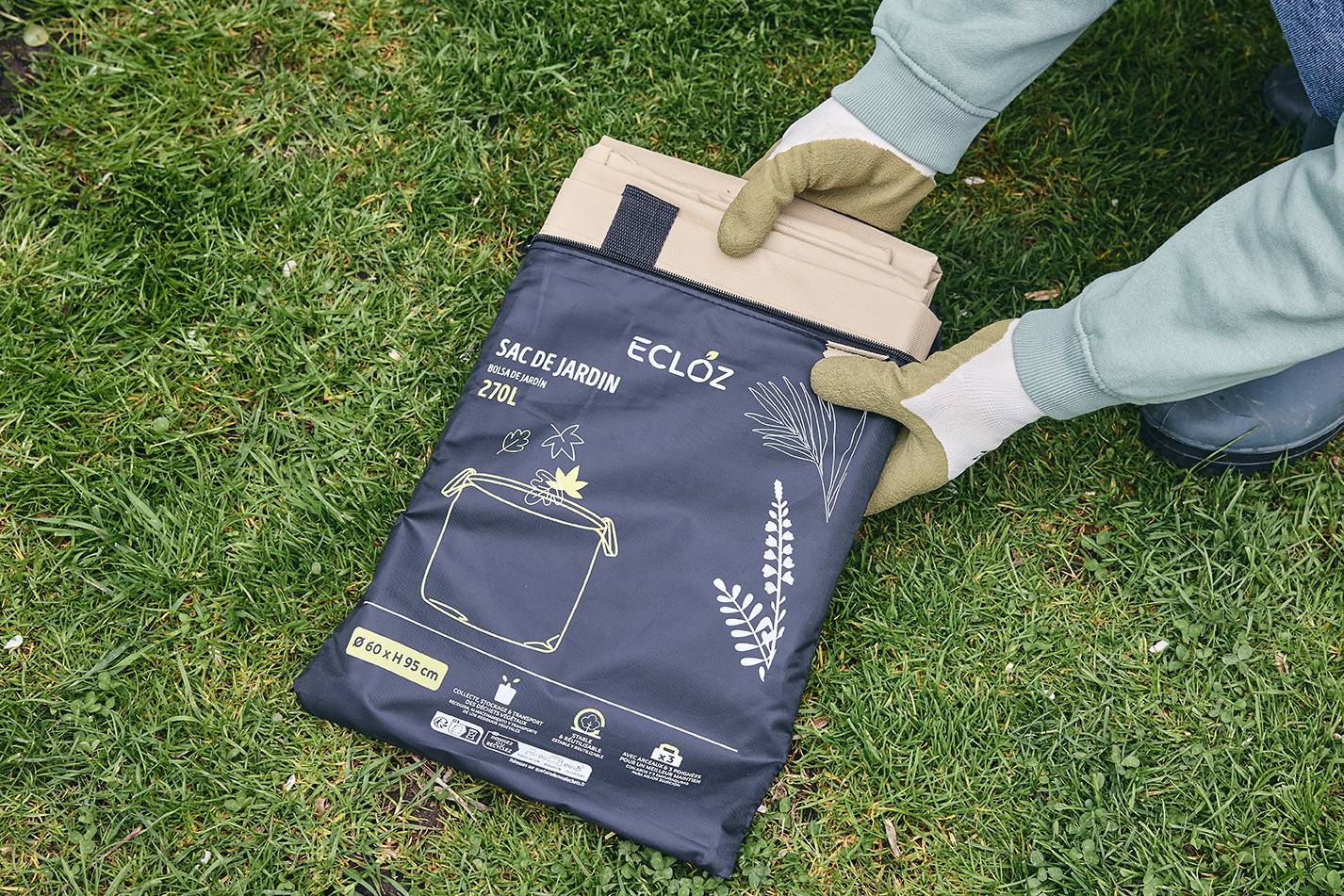 Ecloz - Sac de jardin 270 L, Ø 60 x H 95 cm - ECLOZ - Image 10