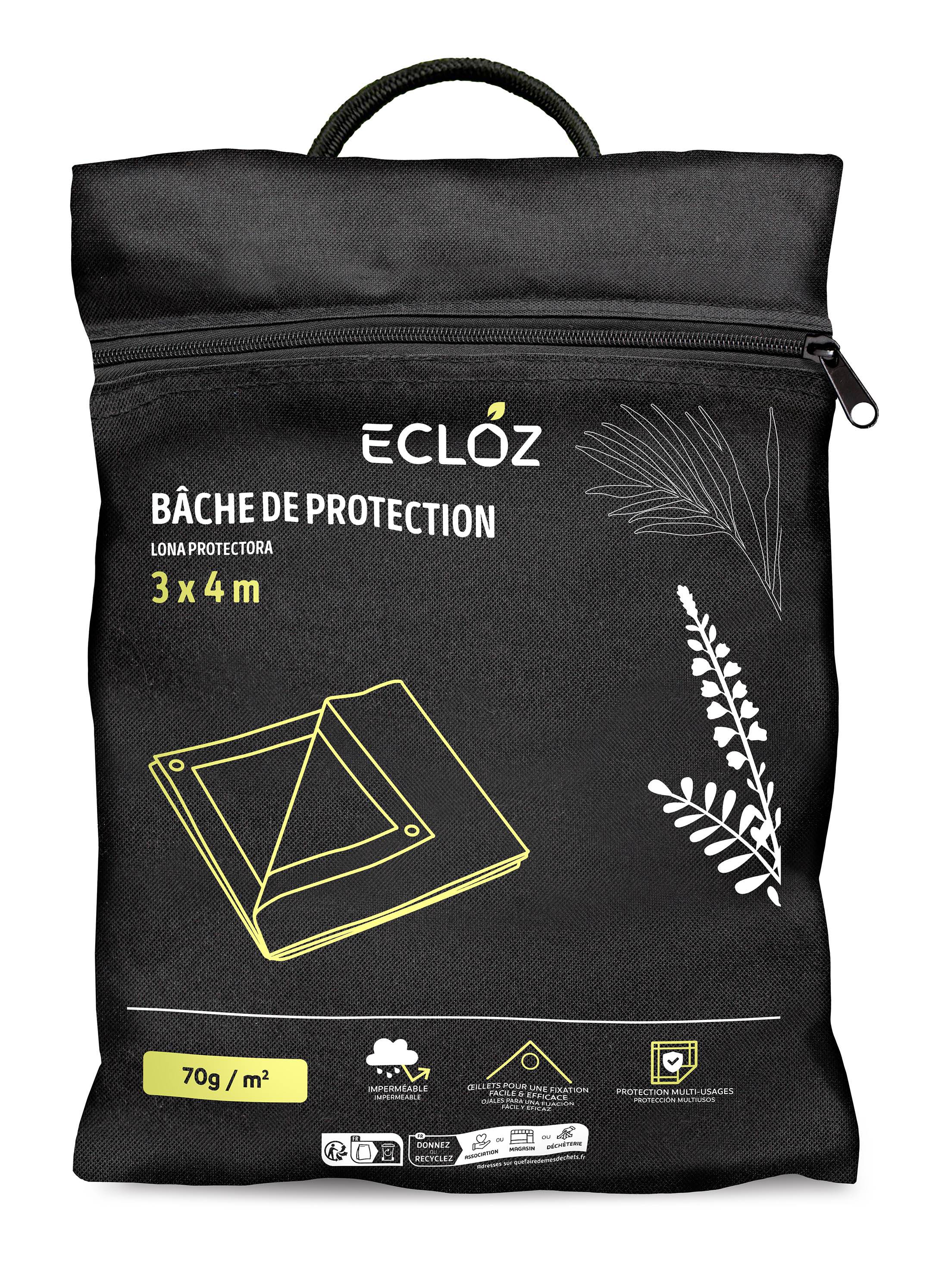 Ecloz - Bâche extérieure polyester Bleue 4 x 3 m - Ecloz - Imagen 3