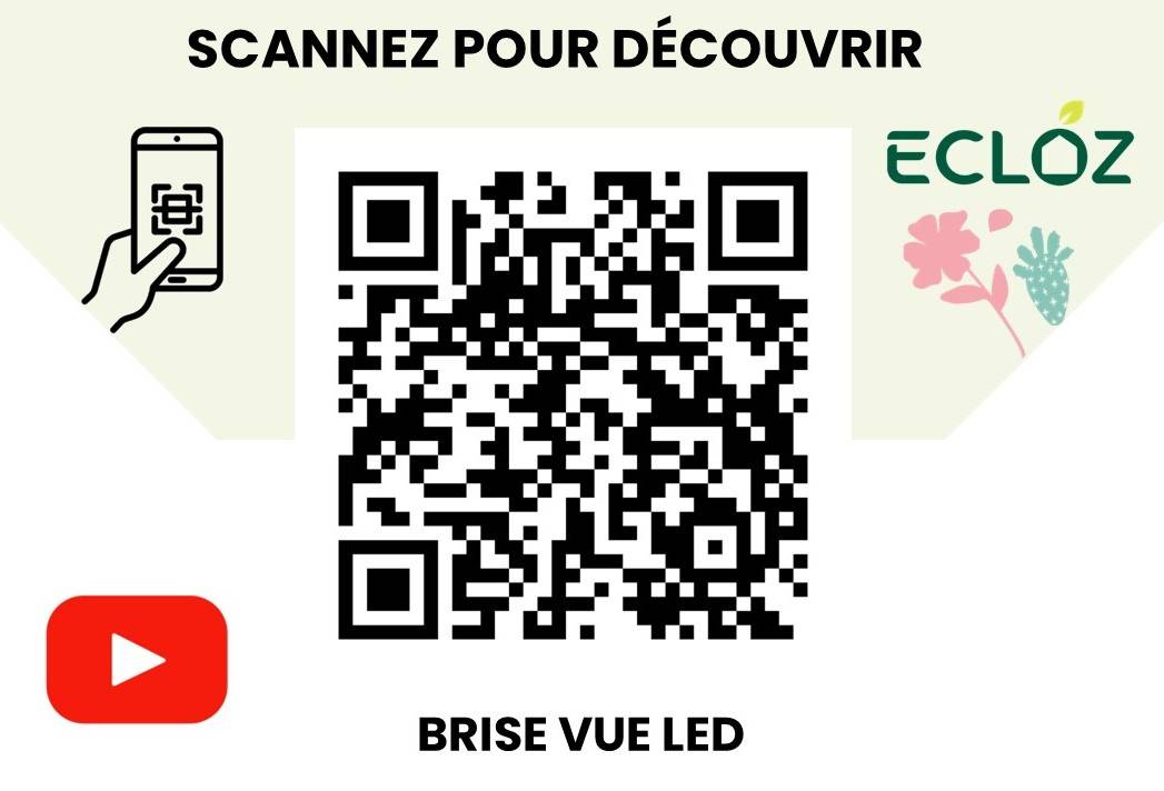 Ecloz - Brise vue avec LEDs intégrées - ECLOZ - Imagen 2
