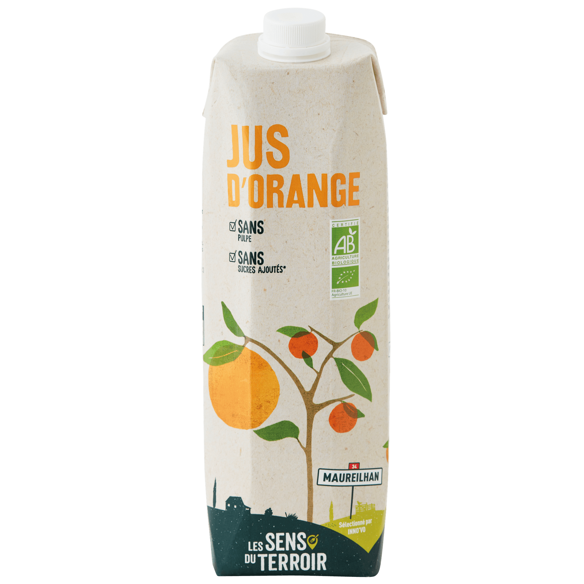 Les Sens du Terroir - Jugo de naranja BIO 1 L - Les Sens du Terroir