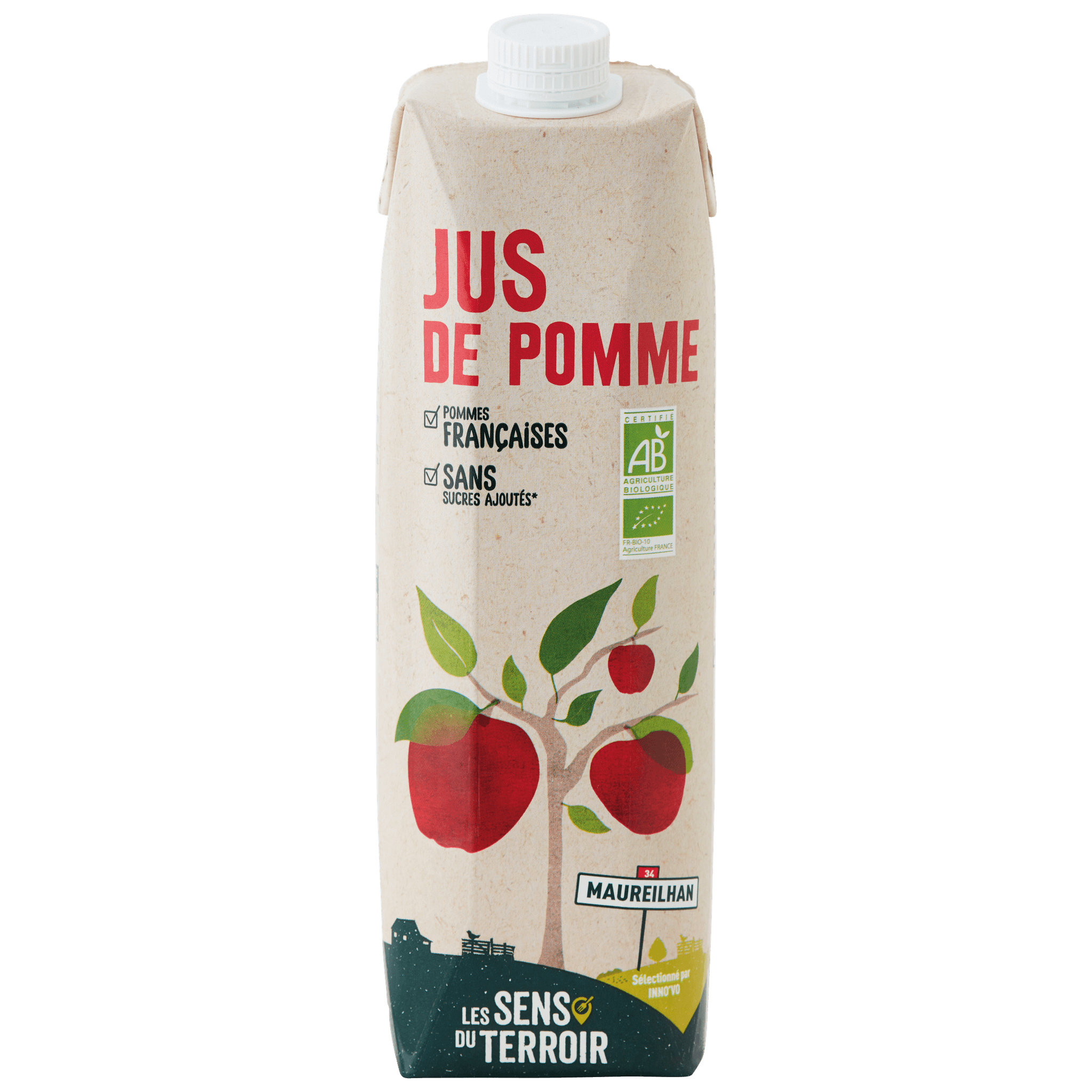 Les Sens du Terroir - Jugo de manzana BIO 1 L - Les Sens du Terroir