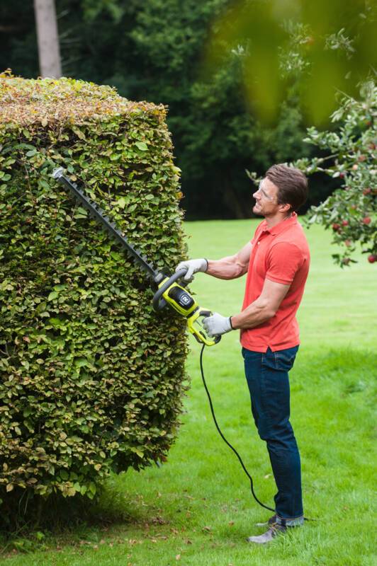Taille-haies électrique en métal argenté L.60 cm modèle RHT6160RSPKC - Ryobi - Imagen 3