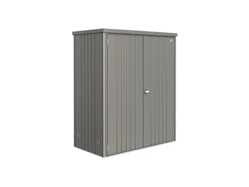 Armoire de jardin métal L155 H182,5 cm Biohort gris - Image 5