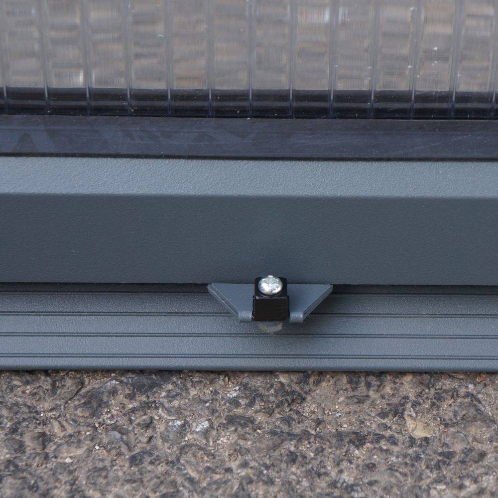 Canopia by Palram - Serre de jardin Polycarbonate Anthracite 4,54 m² – PALRAM - Image 8