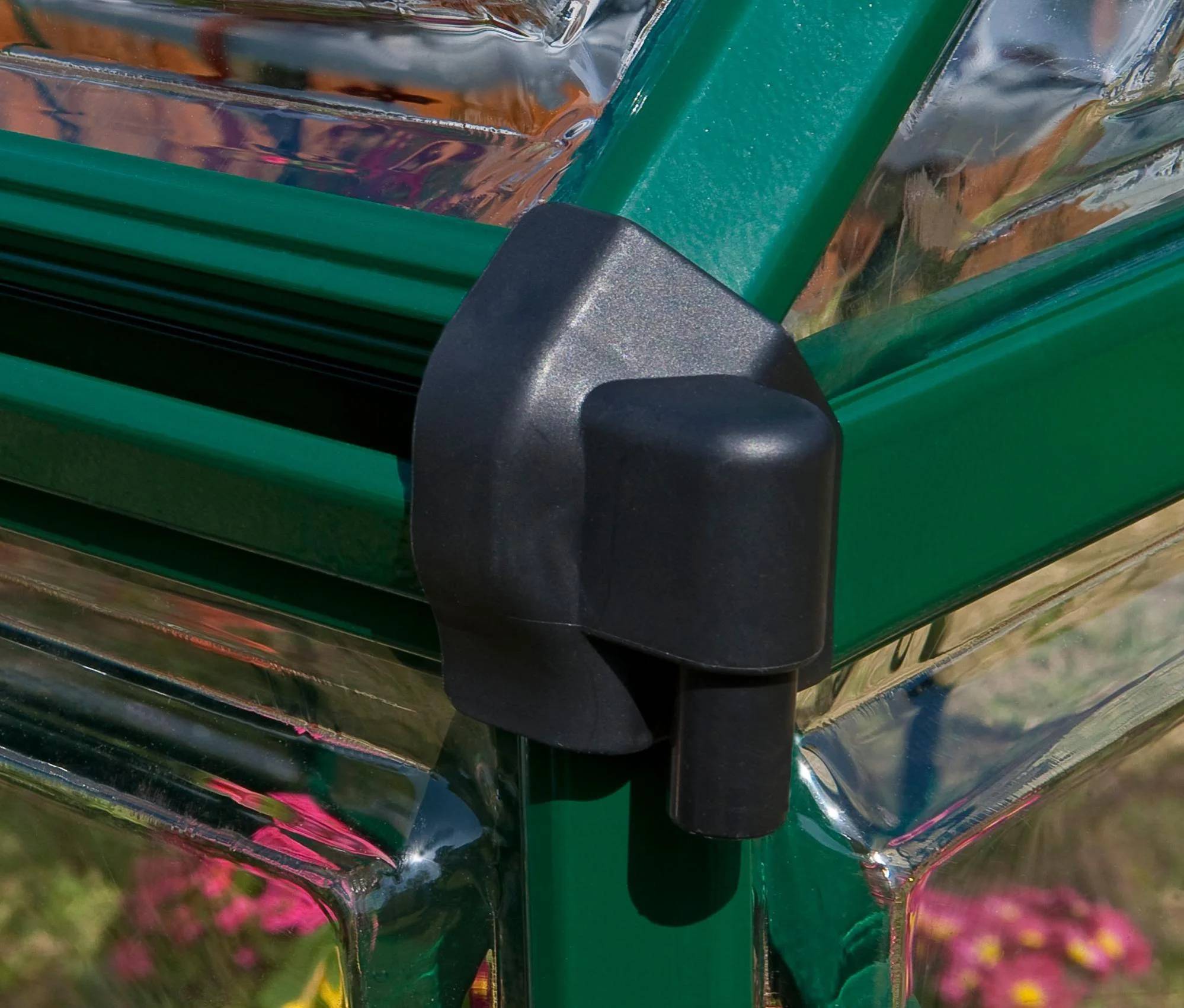 Canopia by Palram - Serre de jardin polycarbonate aluminium vert 5,7 m² Harmony avec embase - Canopia by Palram - Image 7