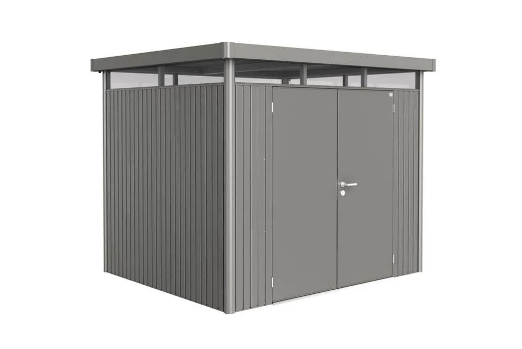 Biohort - Abri de jardin métal double porte toit plat 6,46m² Ep.53mm HighLine - Biohort - Image 9