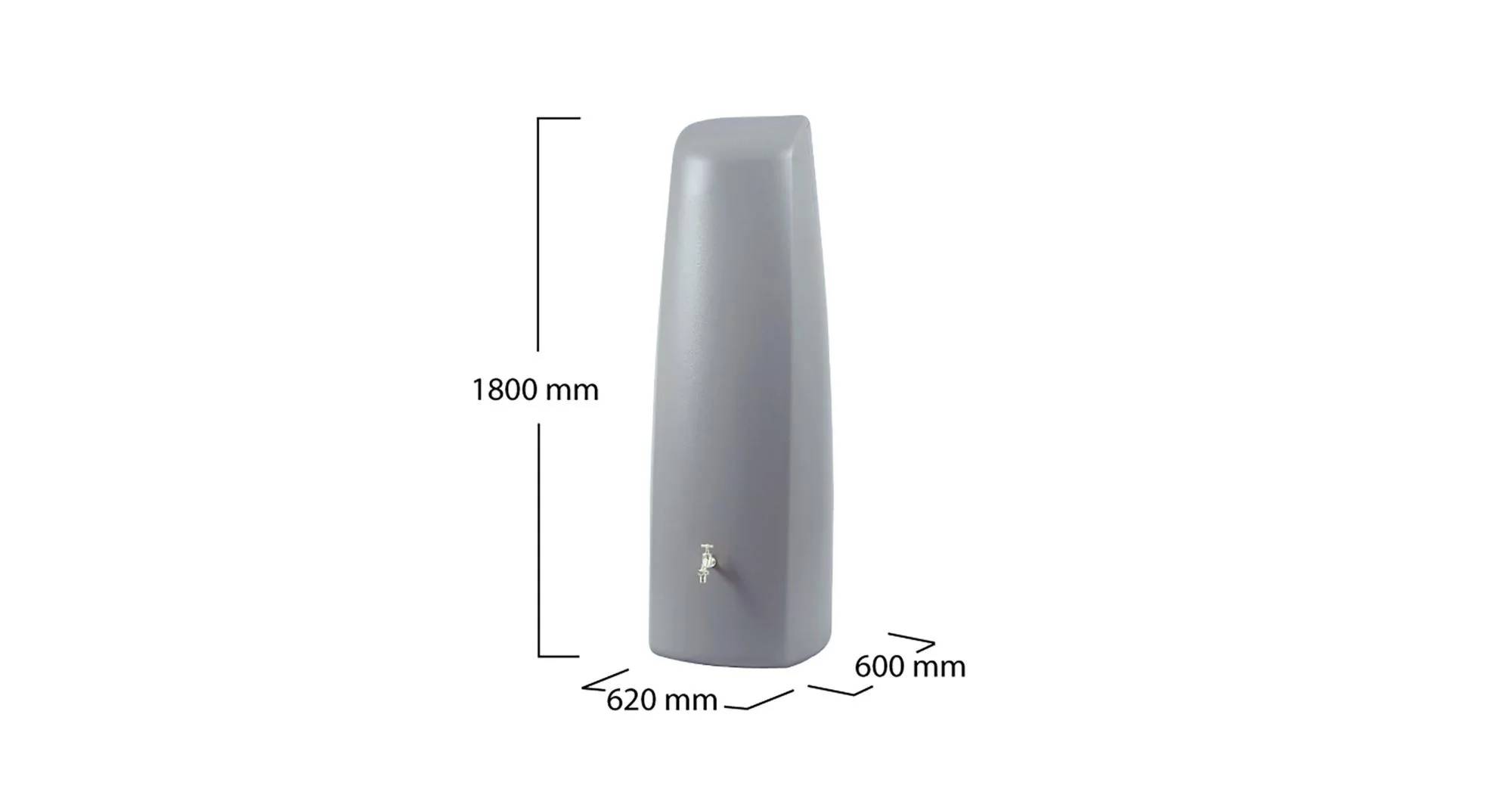 Garantia - Récupérateur d'eau de pluie 400L anthracite cuivrée - GARANTIA - Image 7