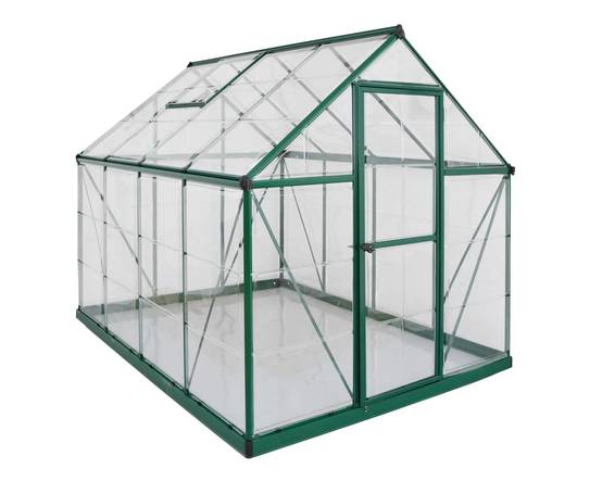 Canopia by Palram - Serre de jardin polycarbonate aluminium vert 4,6 m² Harmony avec embase - Canopia by Palram - Image 6