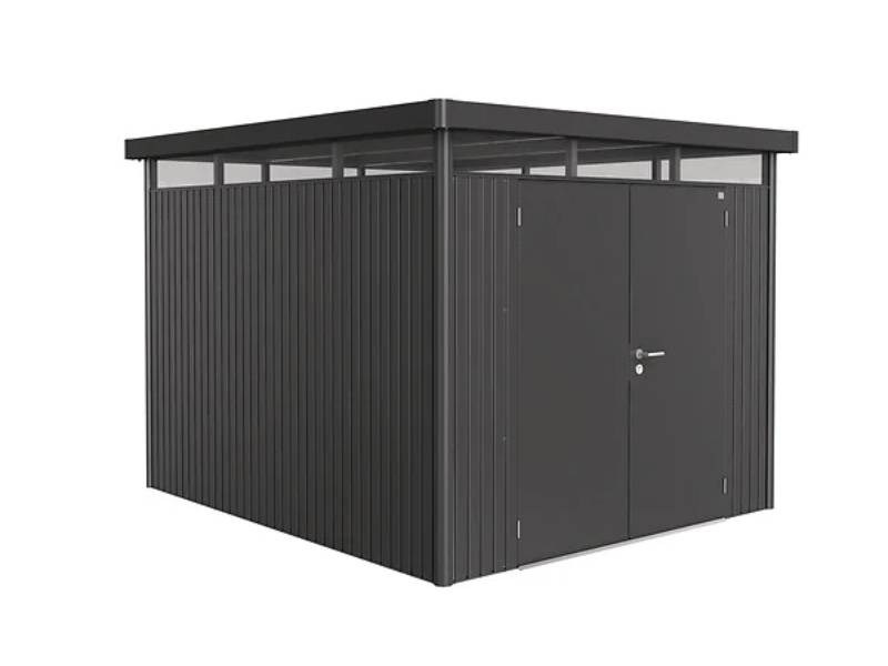 Abri de jardin métal double porte 8,66 m² Ep. 0,53 mm HighLine - Image 1