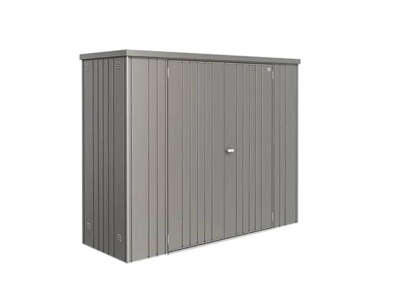 Armoire de jardin métal L227 H182,5 cm Biohort gris - Image 2