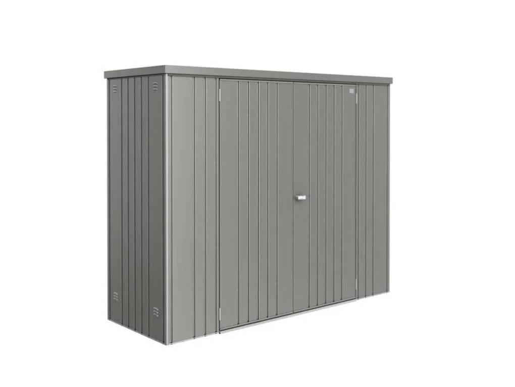 Armoire de jardin métal L227 H182,5 cm Biohort gris - Image 5